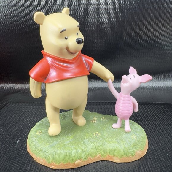 Disney Pooh Friends Figurine Lets Wander And Wonder Together Pooh And Piglet VTG - Picture 1 of 10